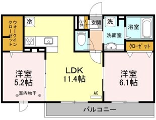 ロイジェントパークス レイクタウンⅢ Fの物件間取画像